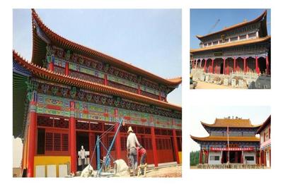 寺廟大殿施工方案 寺院建設單位 古建筑工程 古今閣園林